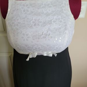 Black and White Prom Dress